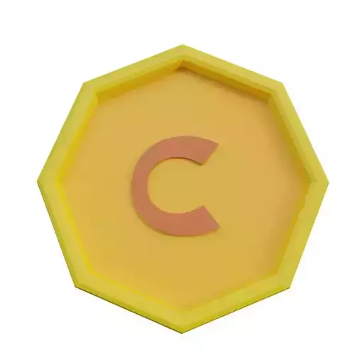 Low poly Coin Gold Free low-poly 3D model