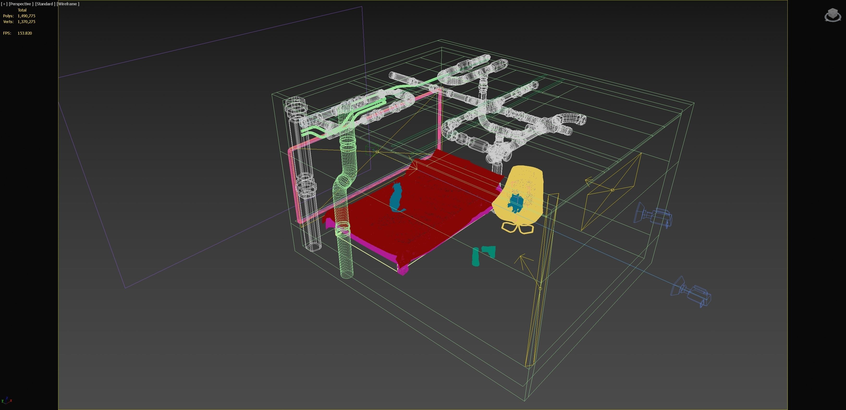 Futuristic apartment 3D model_4