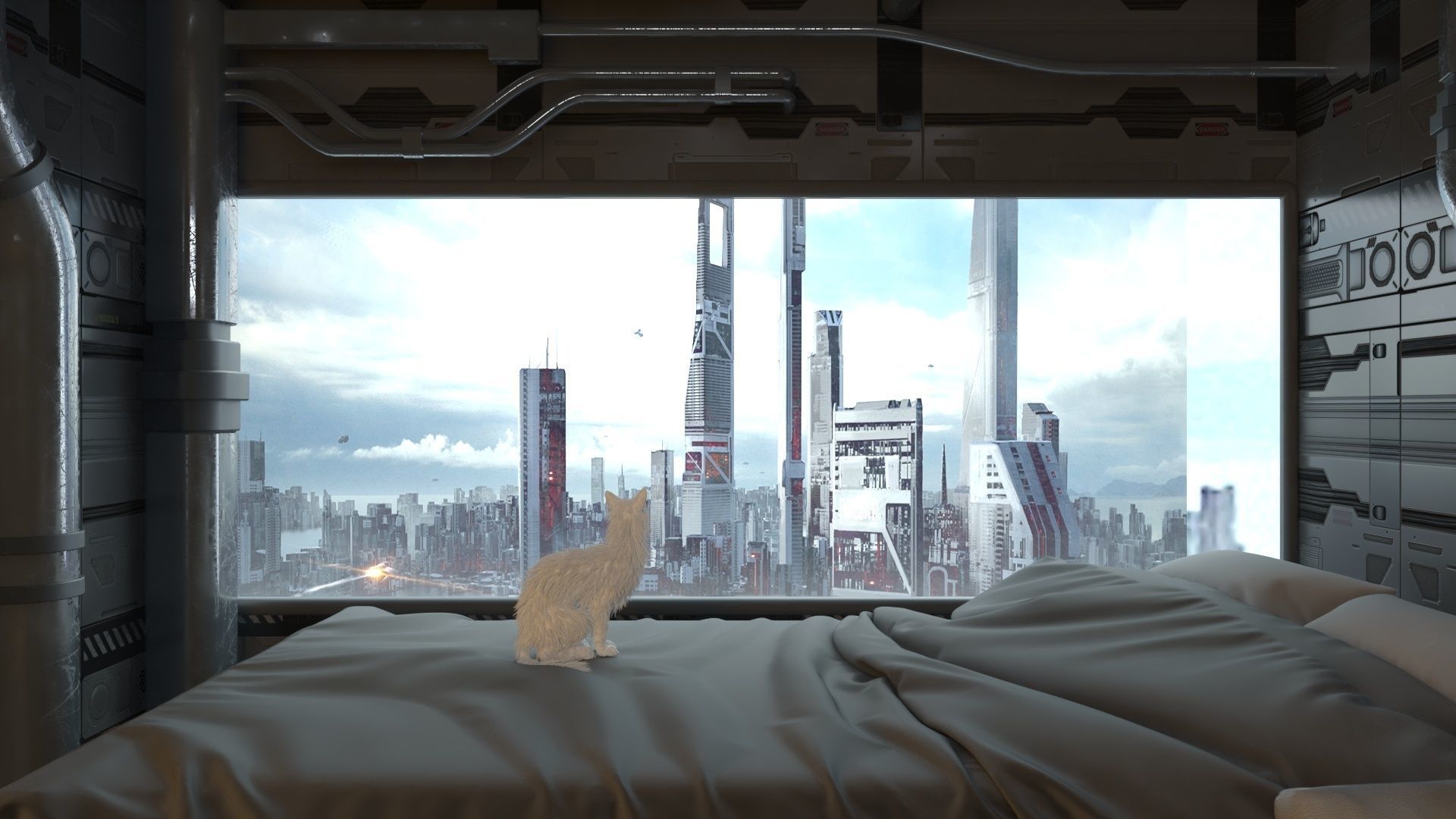 Futuristic apartment 3D model_37