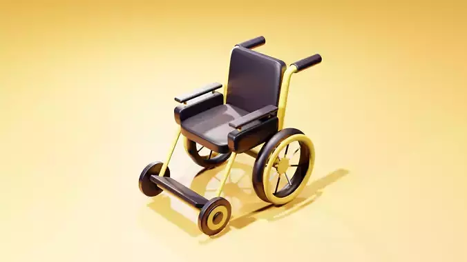 3D wheelchair model