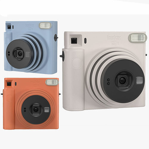 Fujifilm Instax Square SQ1 instant film camera 3D model
