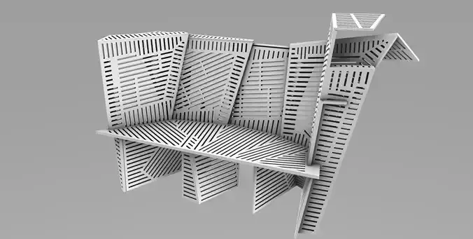 Porosity Bench by Steven Hall