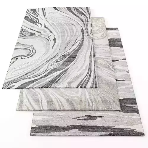 Rugs-1246 three marble rugs