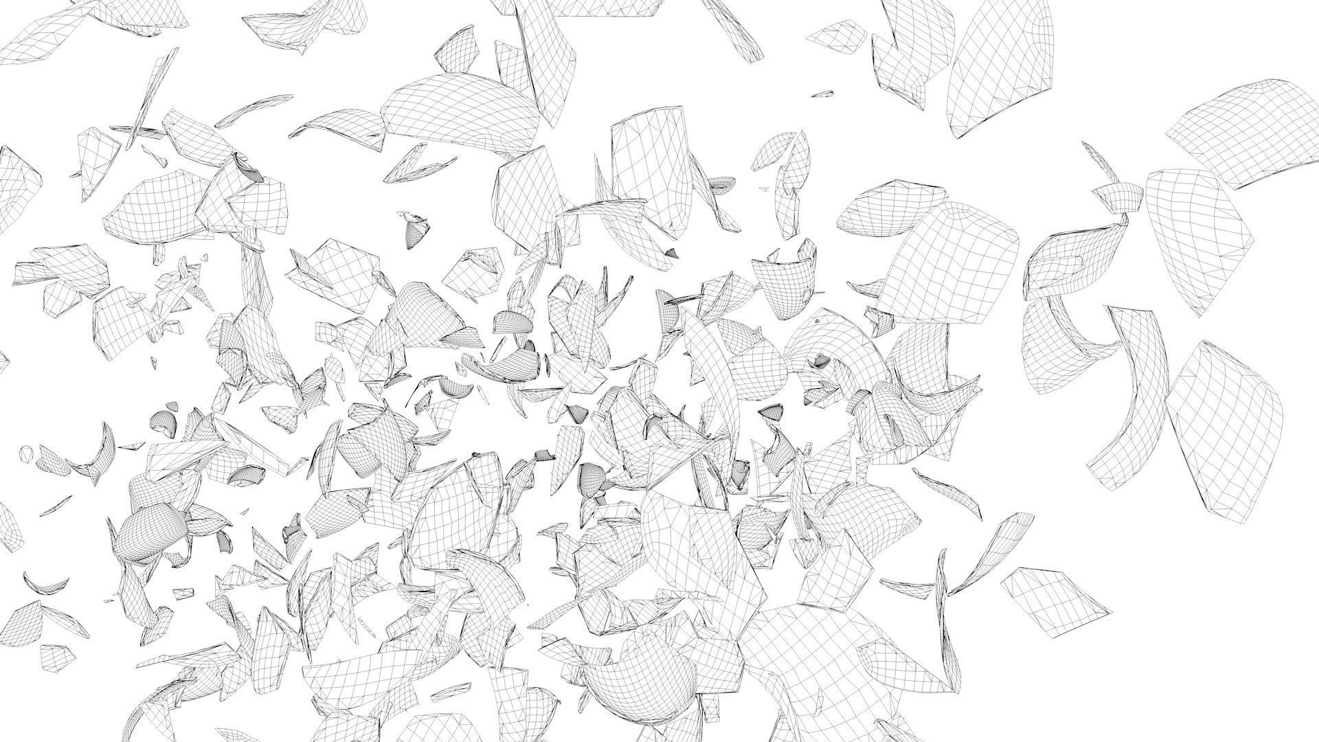 Rose Blast Animated 3D model_14