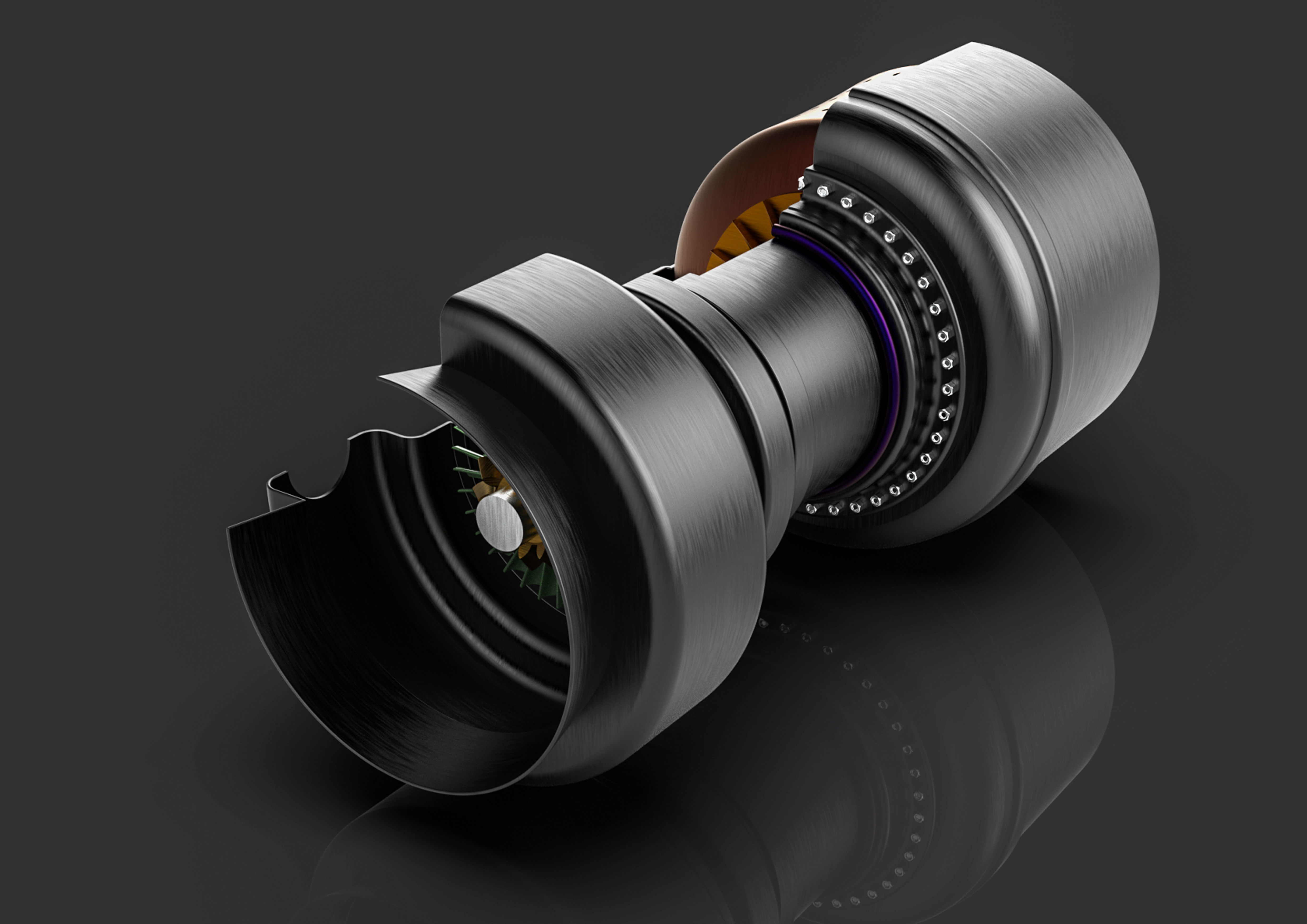 turbo turbine 3D model_4