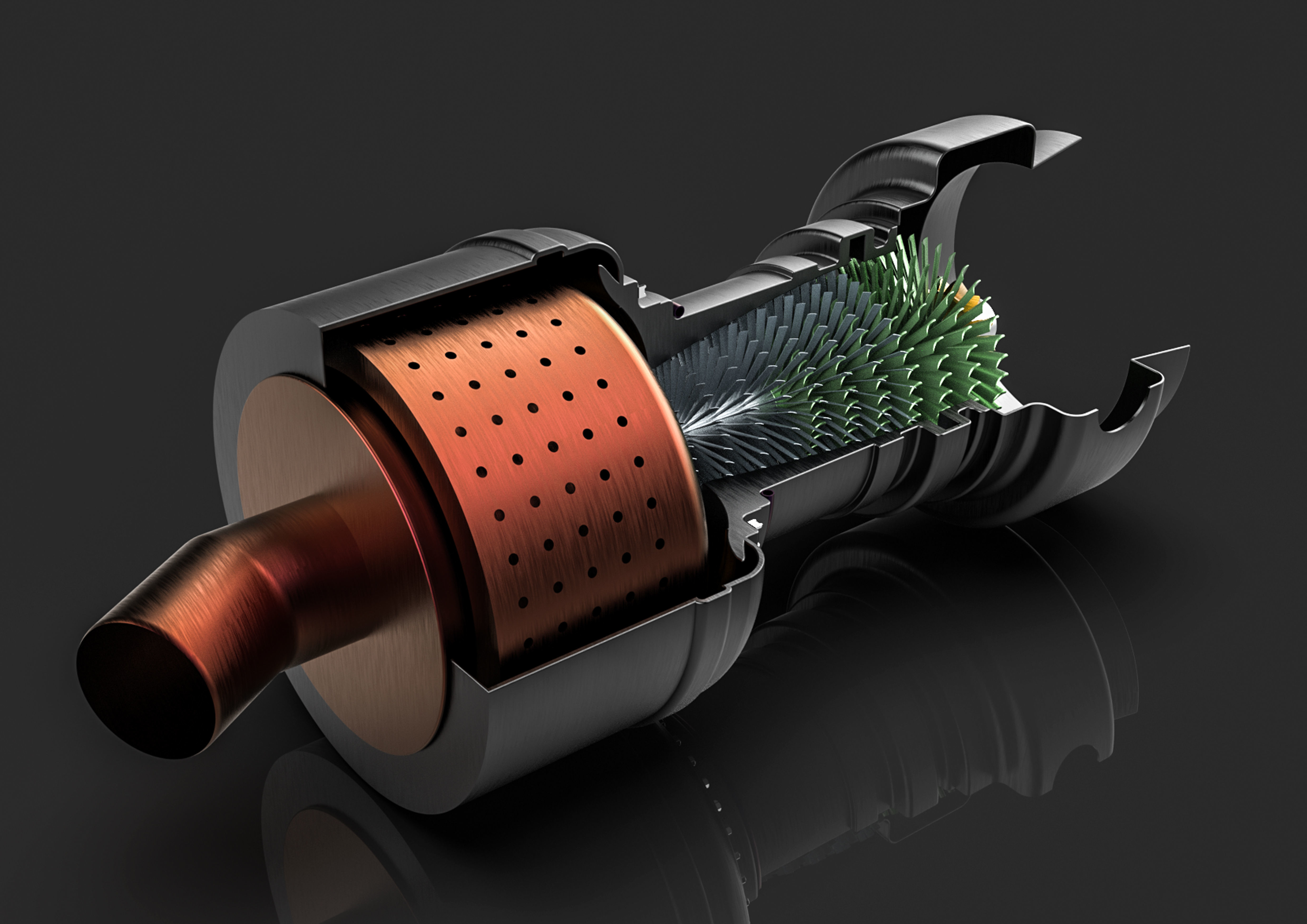 turbo turbine 3D model_1