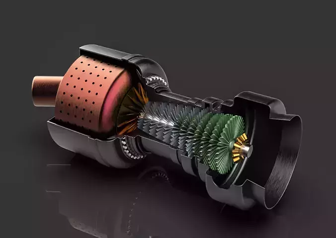 turbo turbine 3D model