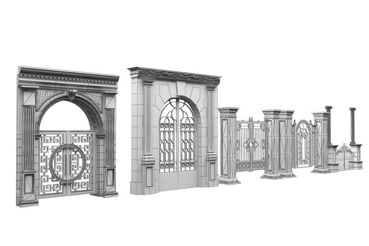 Antic Gate Collections 3D model_7
