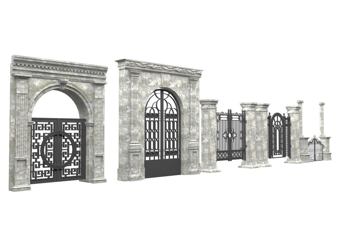 Antic Gate Collections 3D model_1