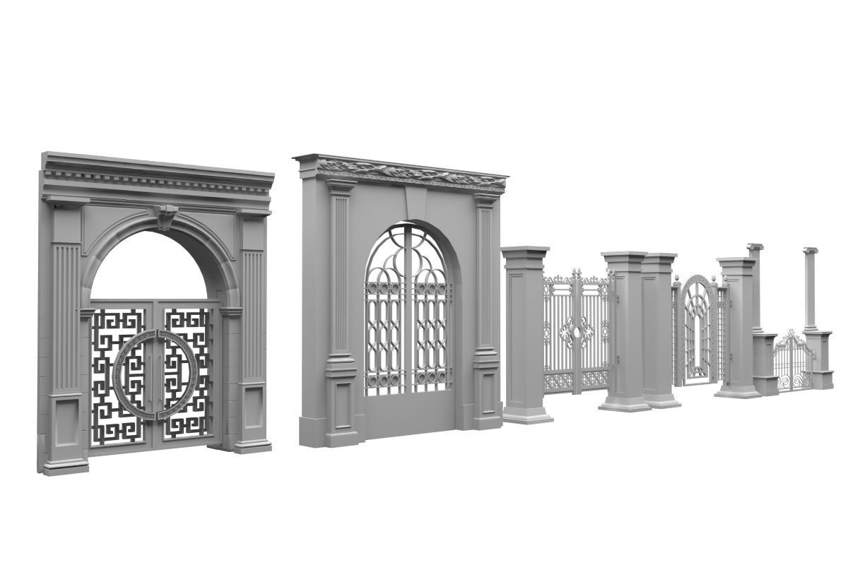 Antic Gate Collections 3D model_8