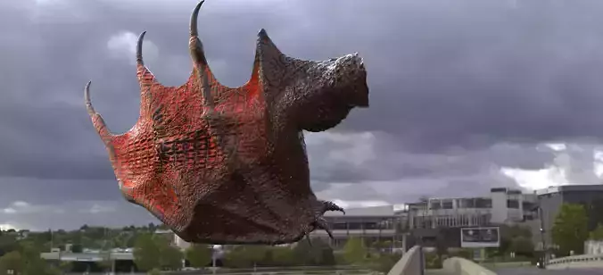 Ancient Jurassic Dragon Wings 3 3D model