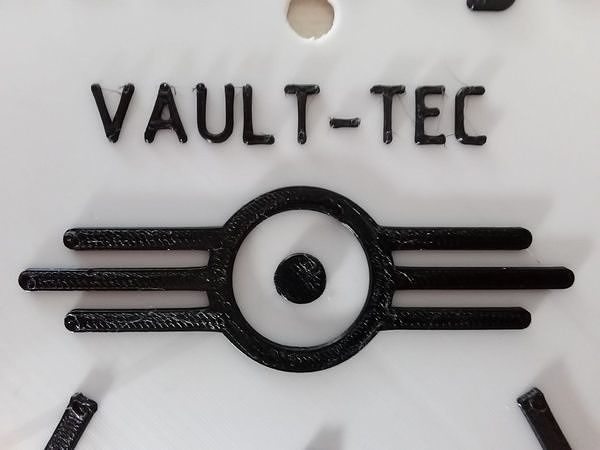 Fallout Vault Tec Clock face 3D print model