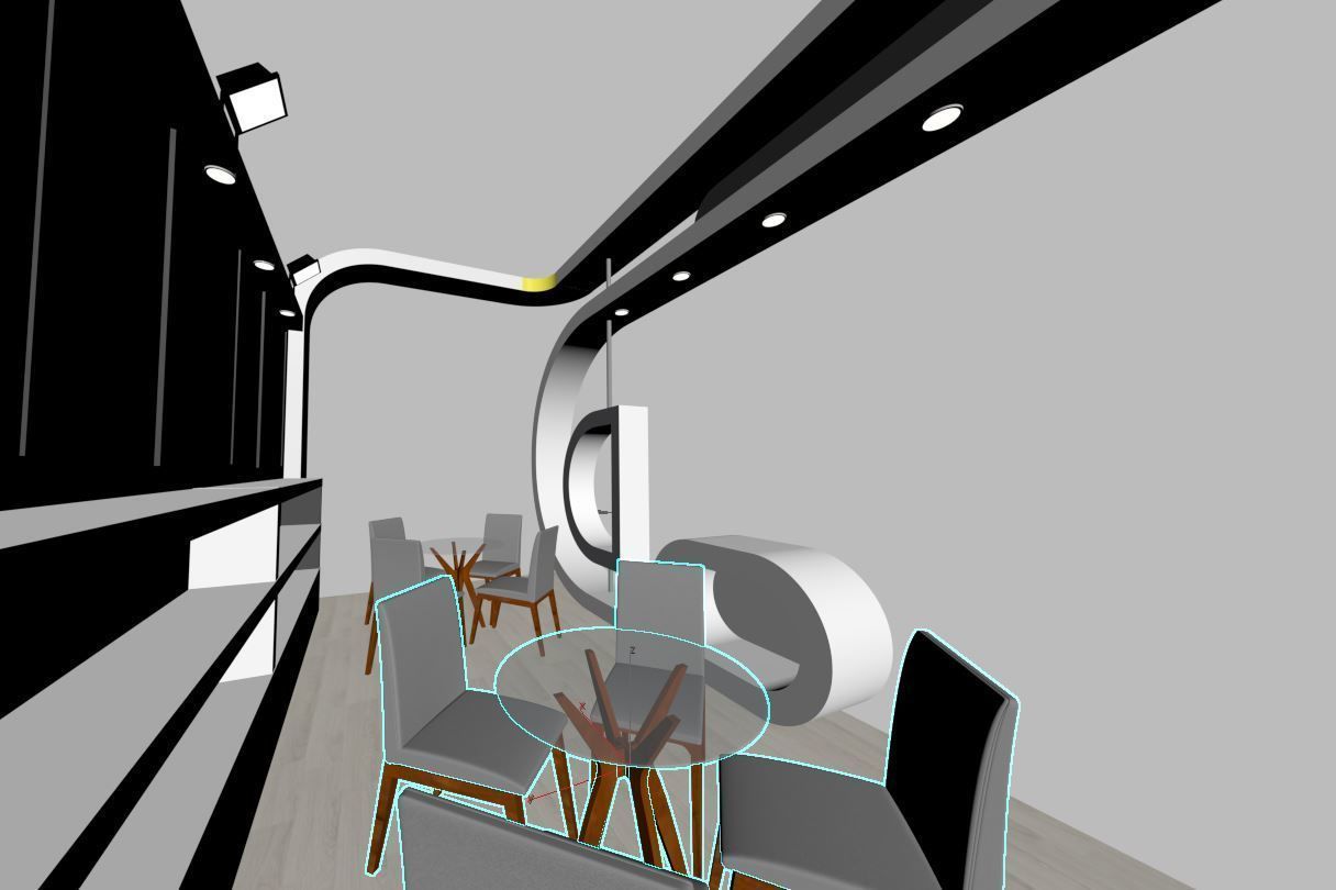 Exhibition Stall Size 8 m x 4 m  Height 366 cm 3D model_6