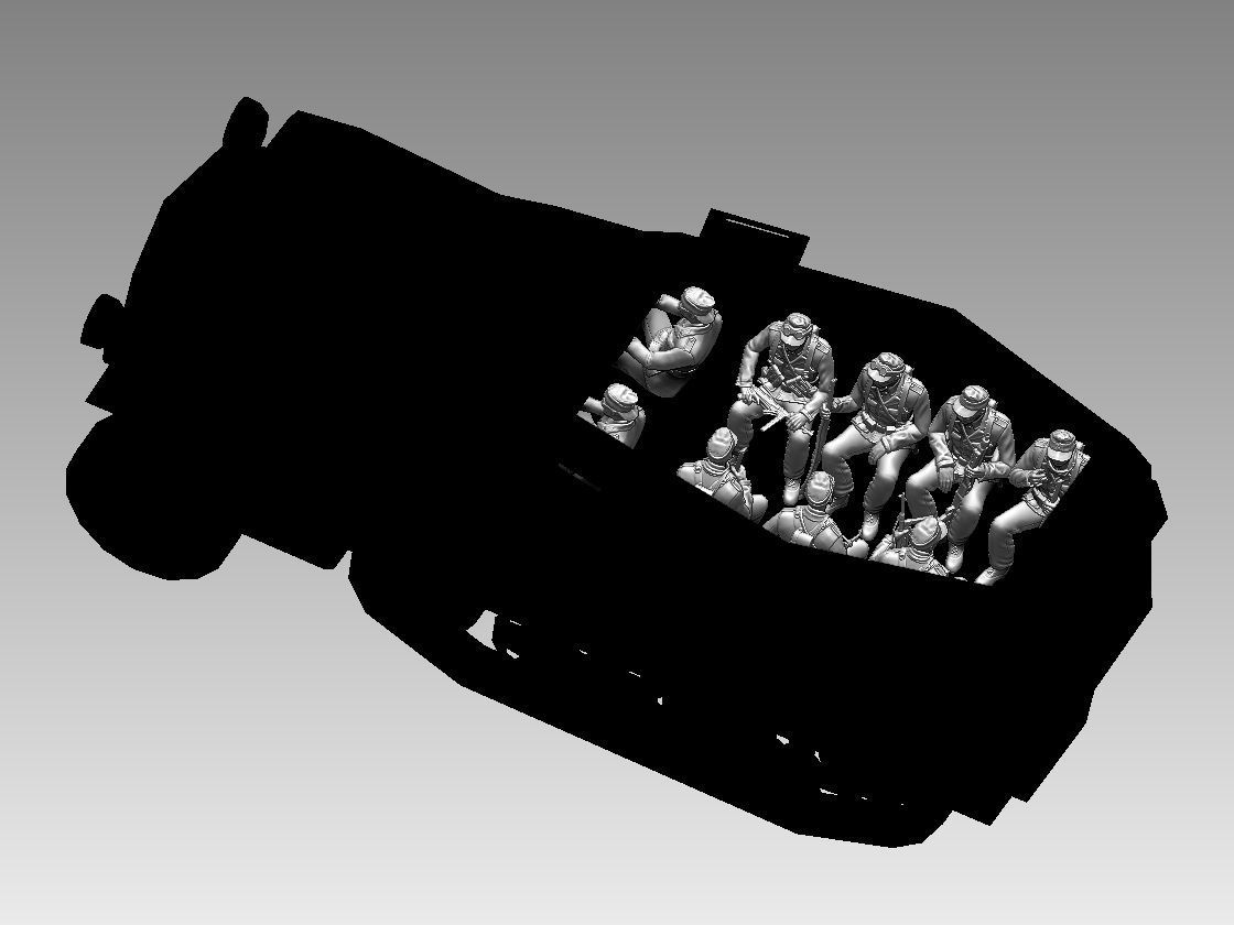 soldiers Afrika Korps 3D print model_52