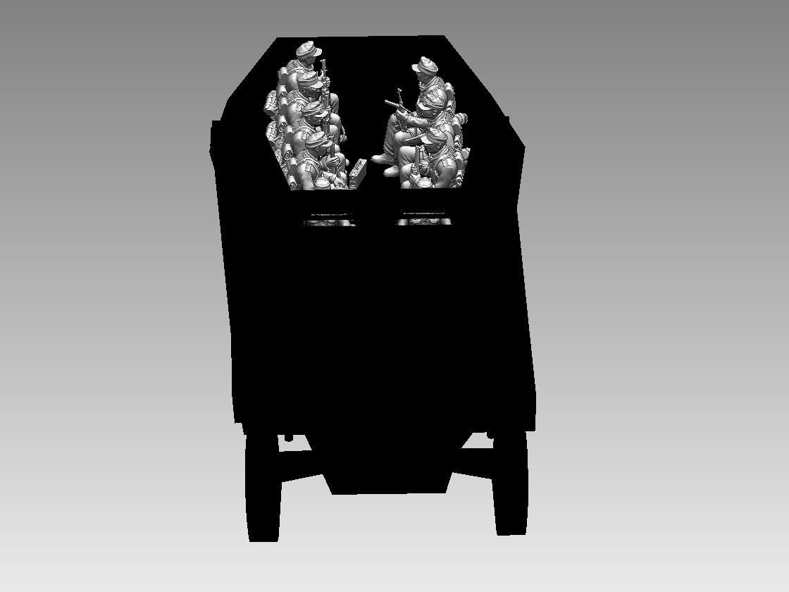 soldiers Afrika Korps 3D print model_33