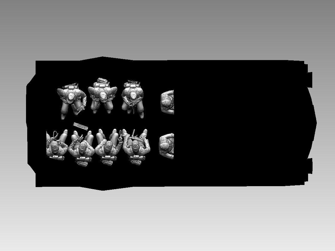 soldiers Afrika Korps 3D print model_58