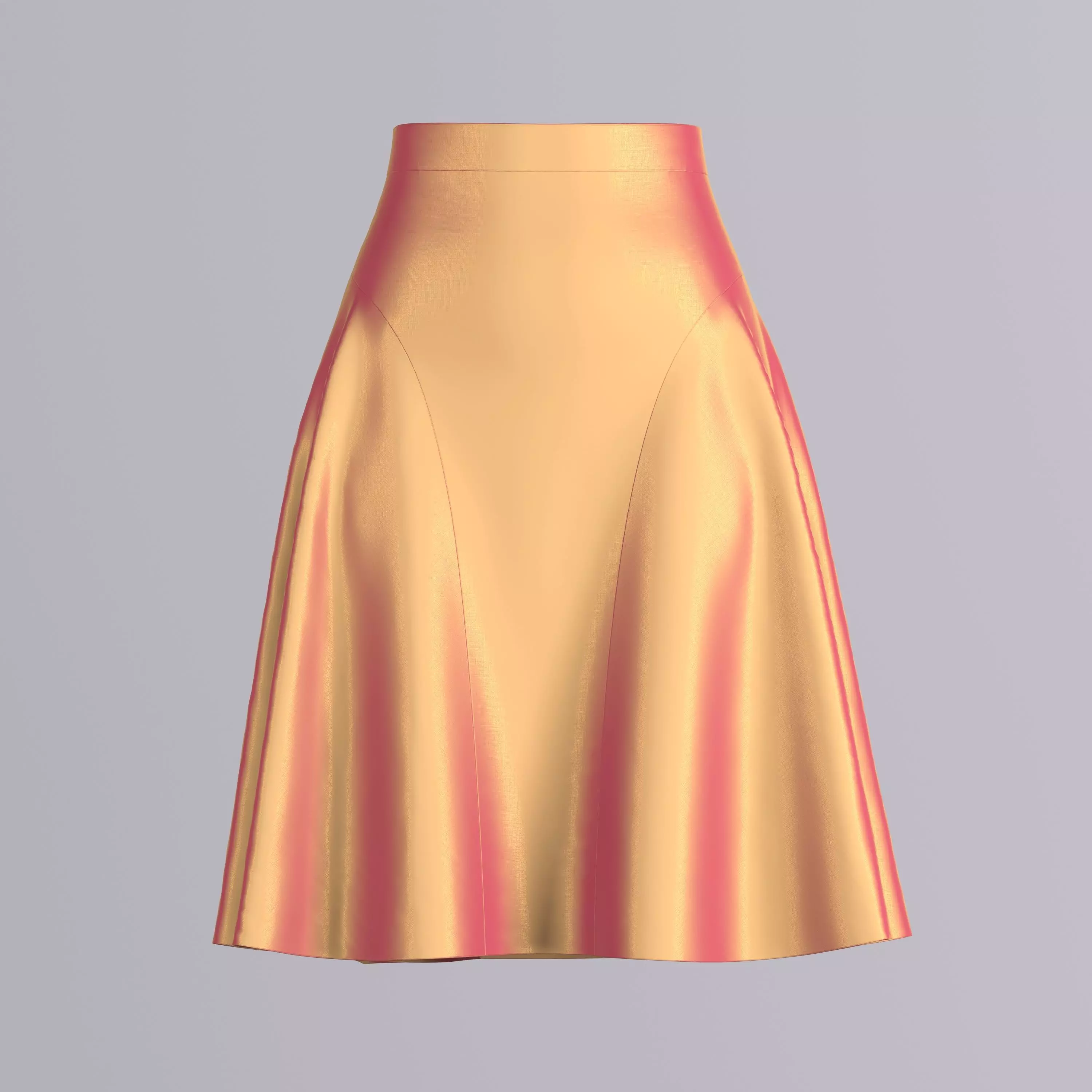 Flared Skirt 3 Free 3D model
