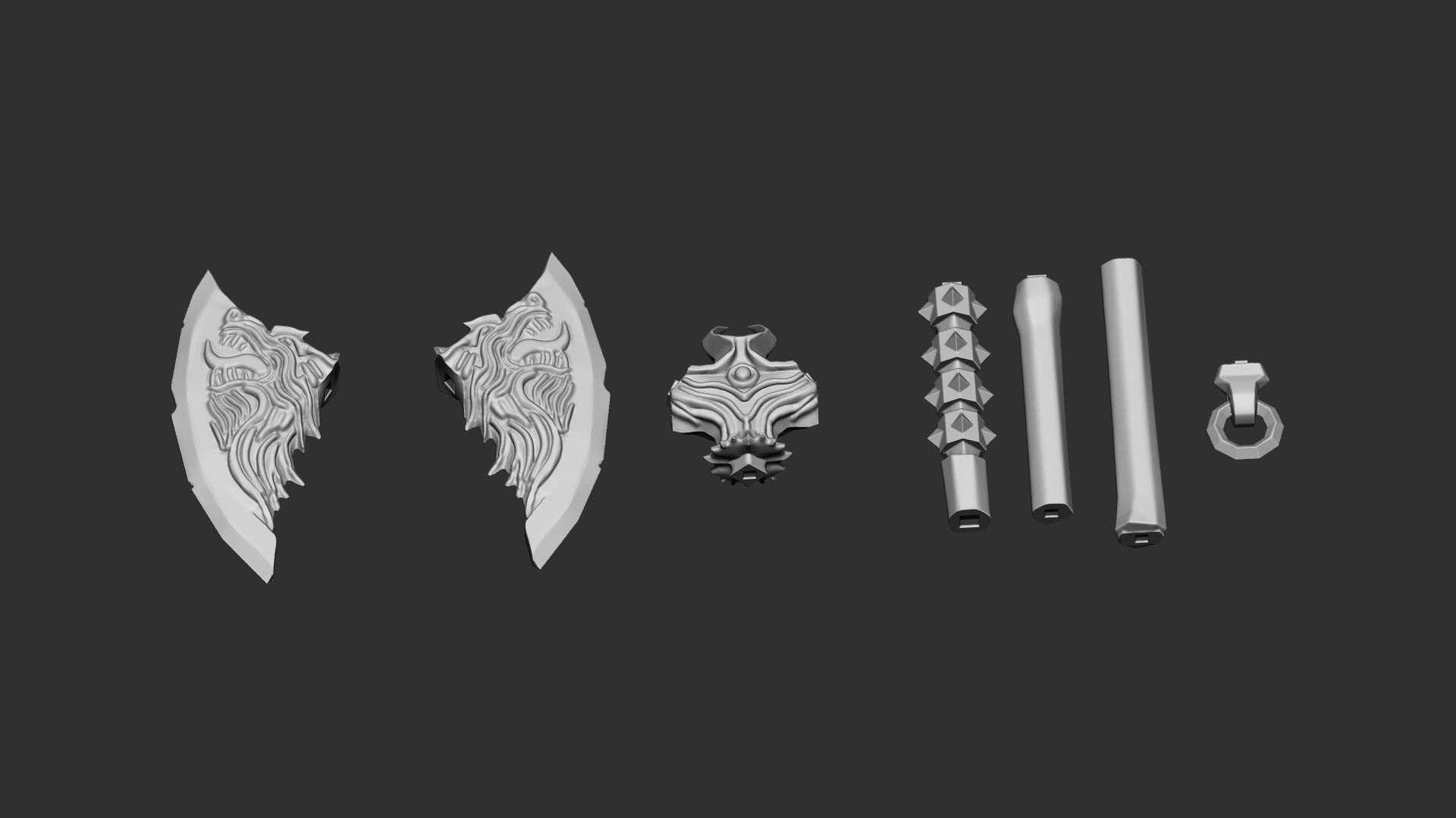 Rueful Axe replica from Skyrim 3D print model_3