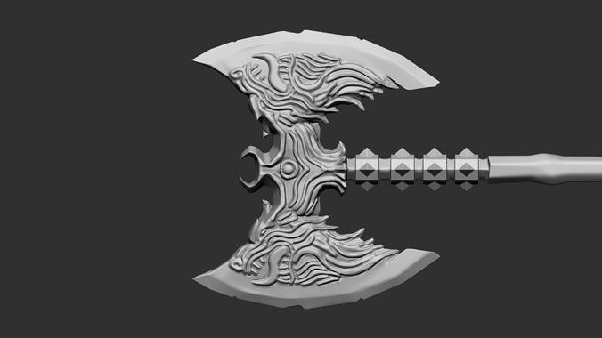 Rueful Axe replica from Skyrim  3D print model