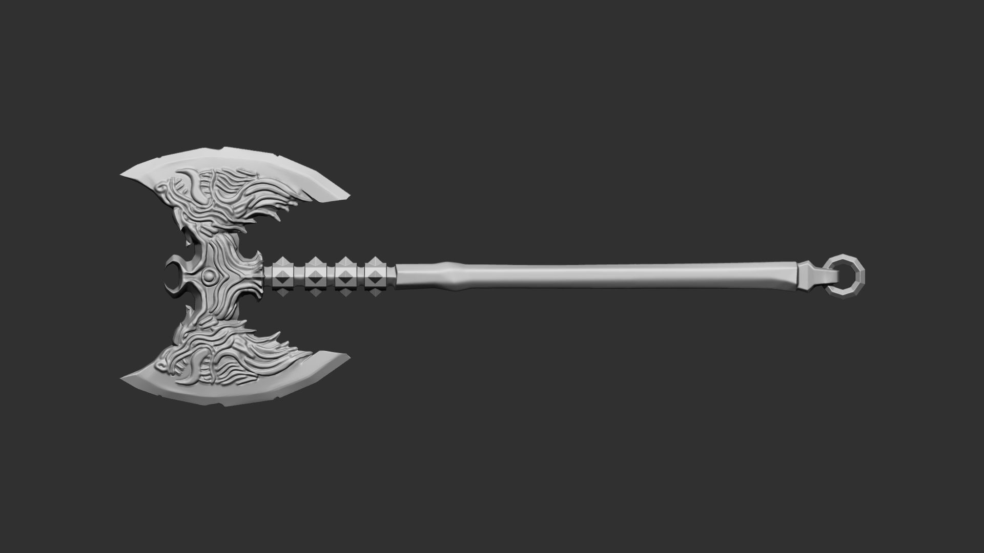 Rueful Axe replica from Skyrim 3D print model_5