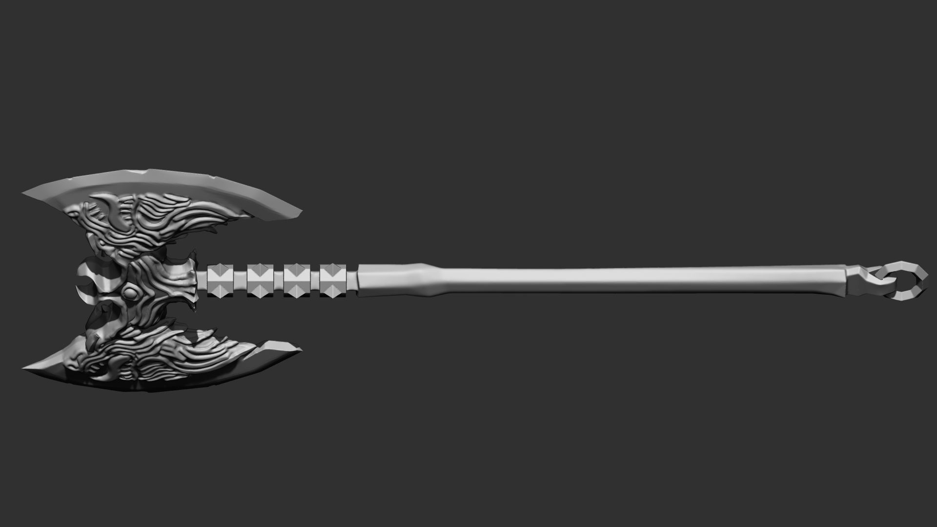 Rueful Axe replica from Skyrim 3D print model_9