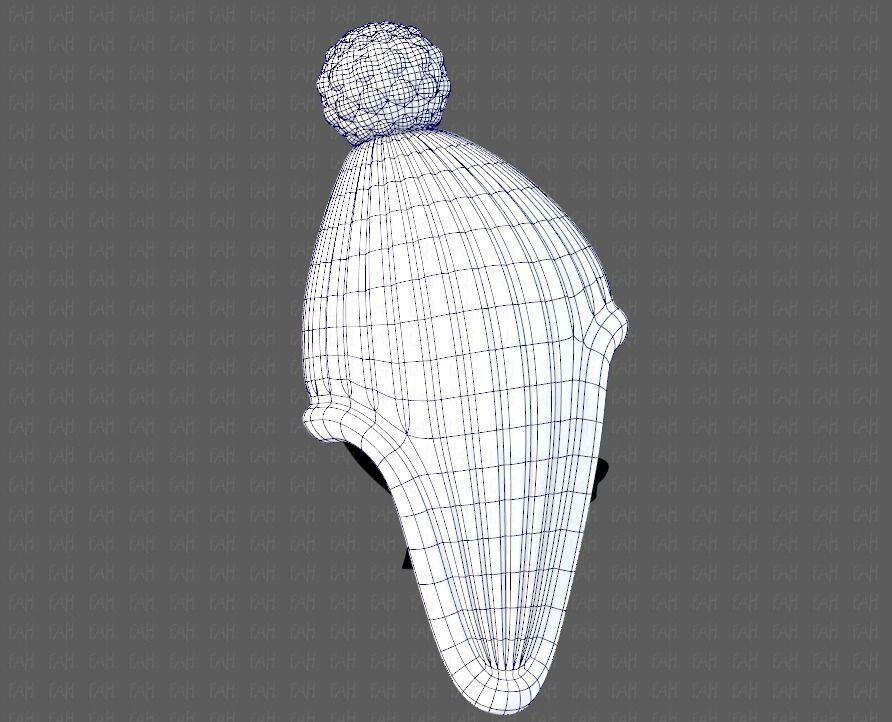 Cap V10 Low-poly 3D model_11