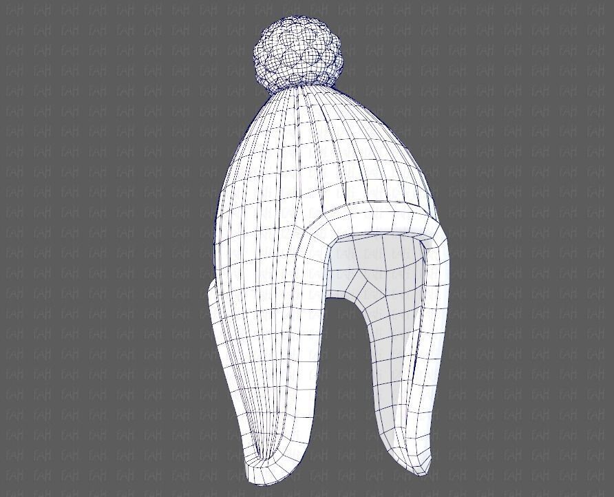 Cap V10 Low-poly 3D model_40