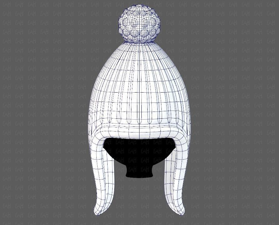 Cap V10 Low-poly 3D model_14