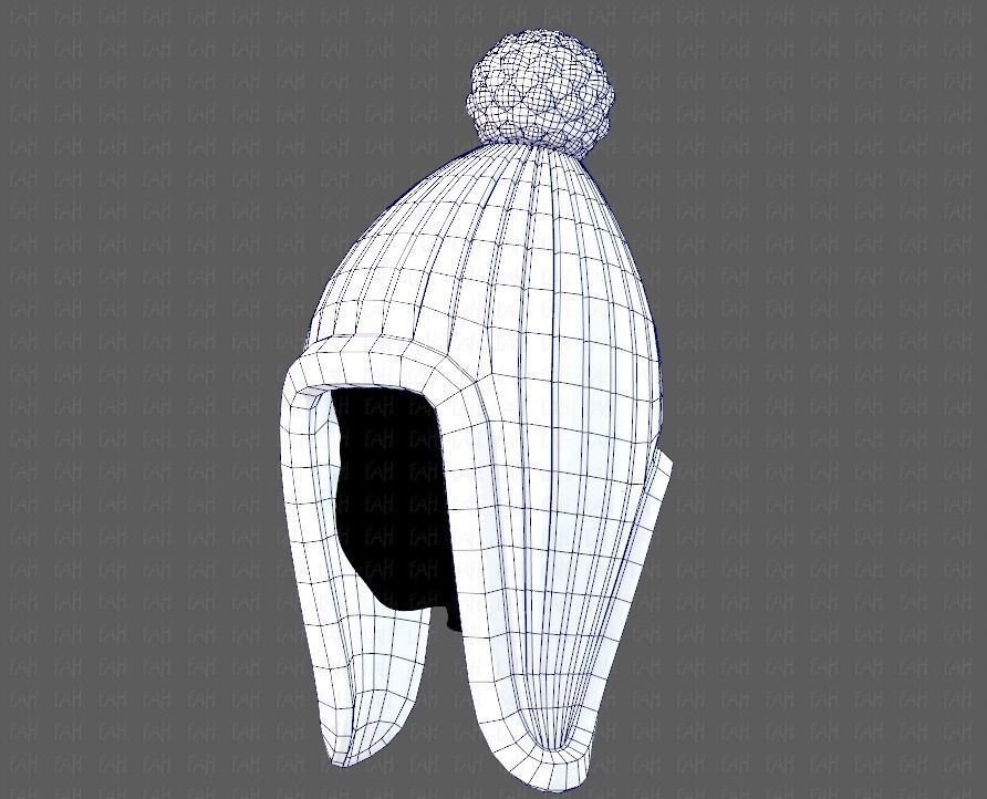 Cap V10 Low-poly 3D model_32