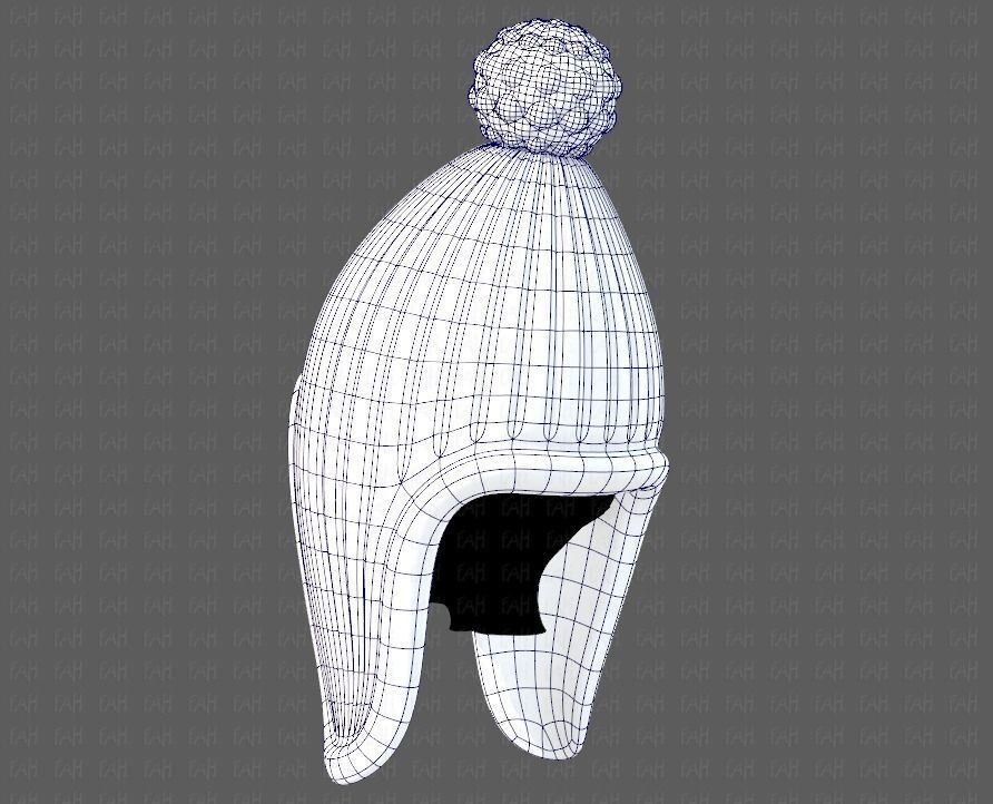 Cap V10 Low-poly 3D model_13