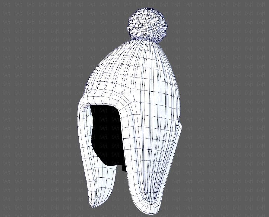 Cap V10 Low-poly 3D model_16
