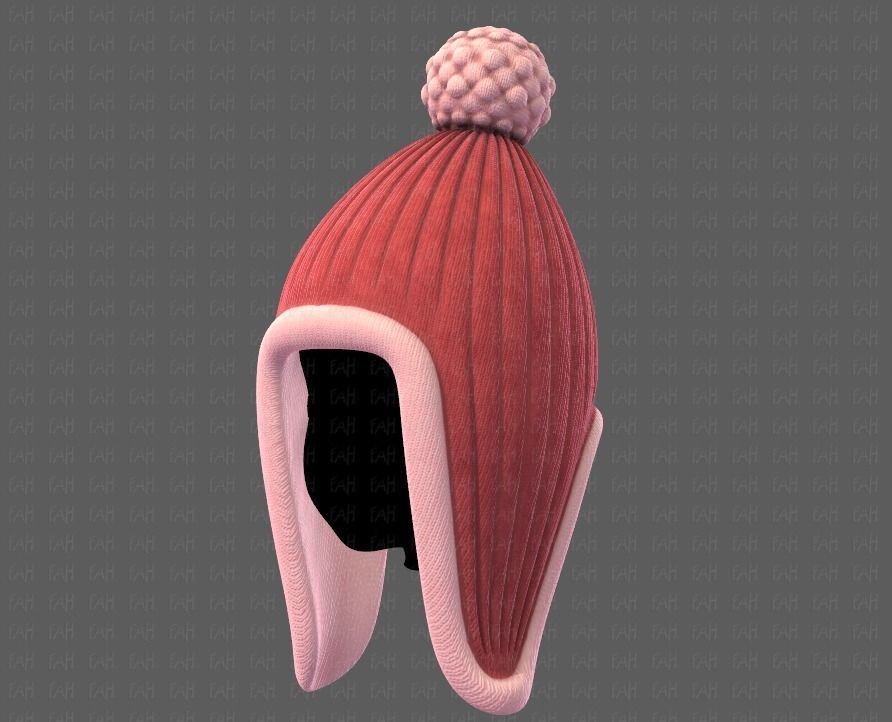 Cap V10 Low-poly 3D model_8