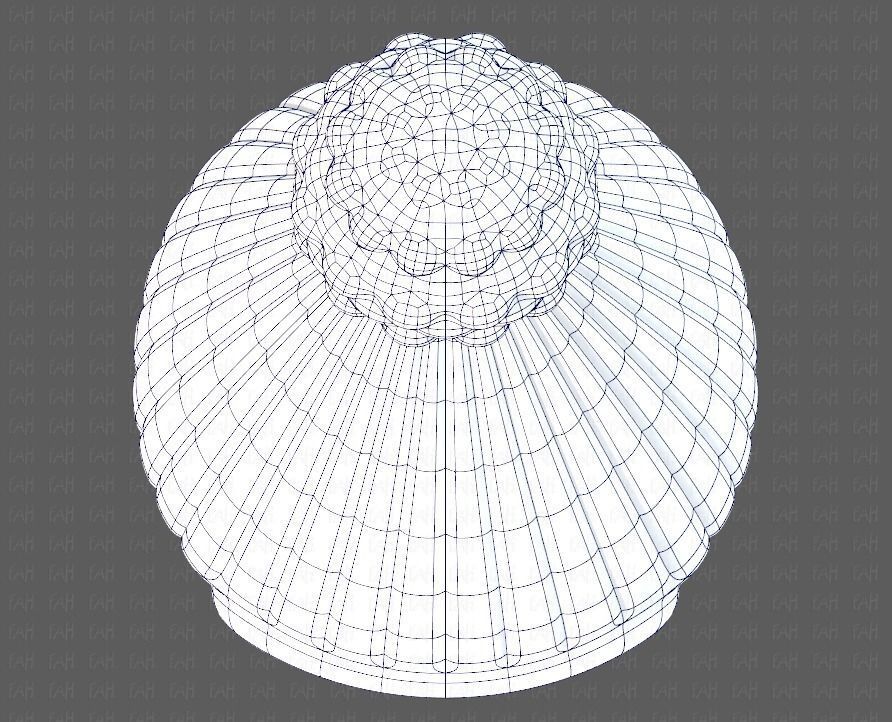 Cap V10 Low-poly 3D model_34