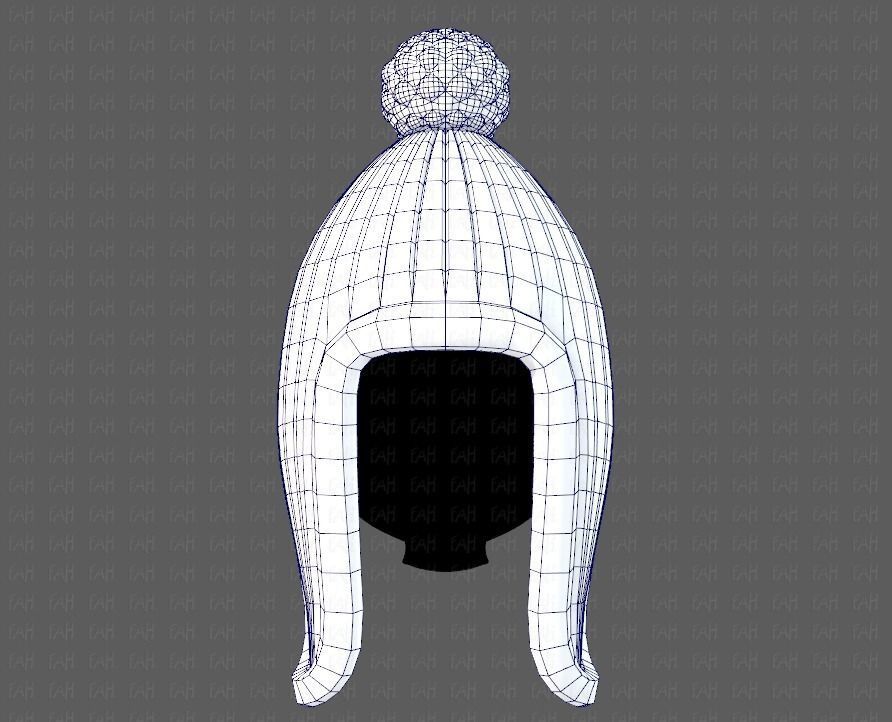 Cap V10 Low-poly 3D model_25