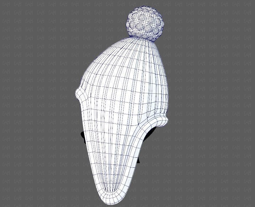 Cap V10 Low-poly 3D model_15