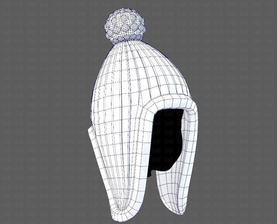 Cap V10 Low-poly 3D model_26
