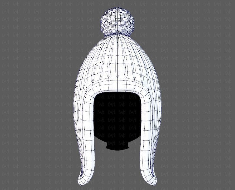 Cap V10 Low-poly 3D model_9