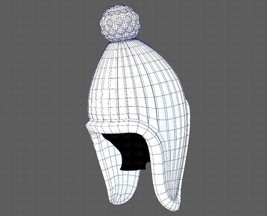 Cap V10 Low-poly 3D model_27