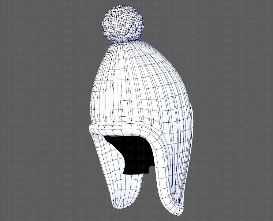 Cap V10 Low-poly 3D model_12