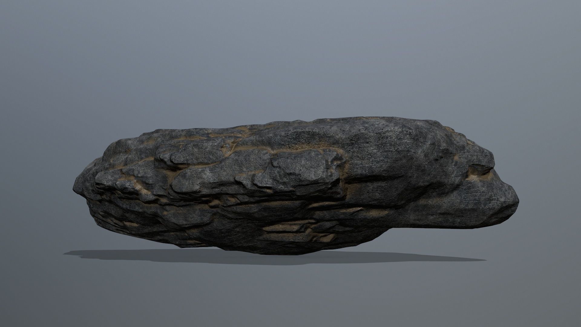 rocks rock arch with person Low-poly 3D model_14