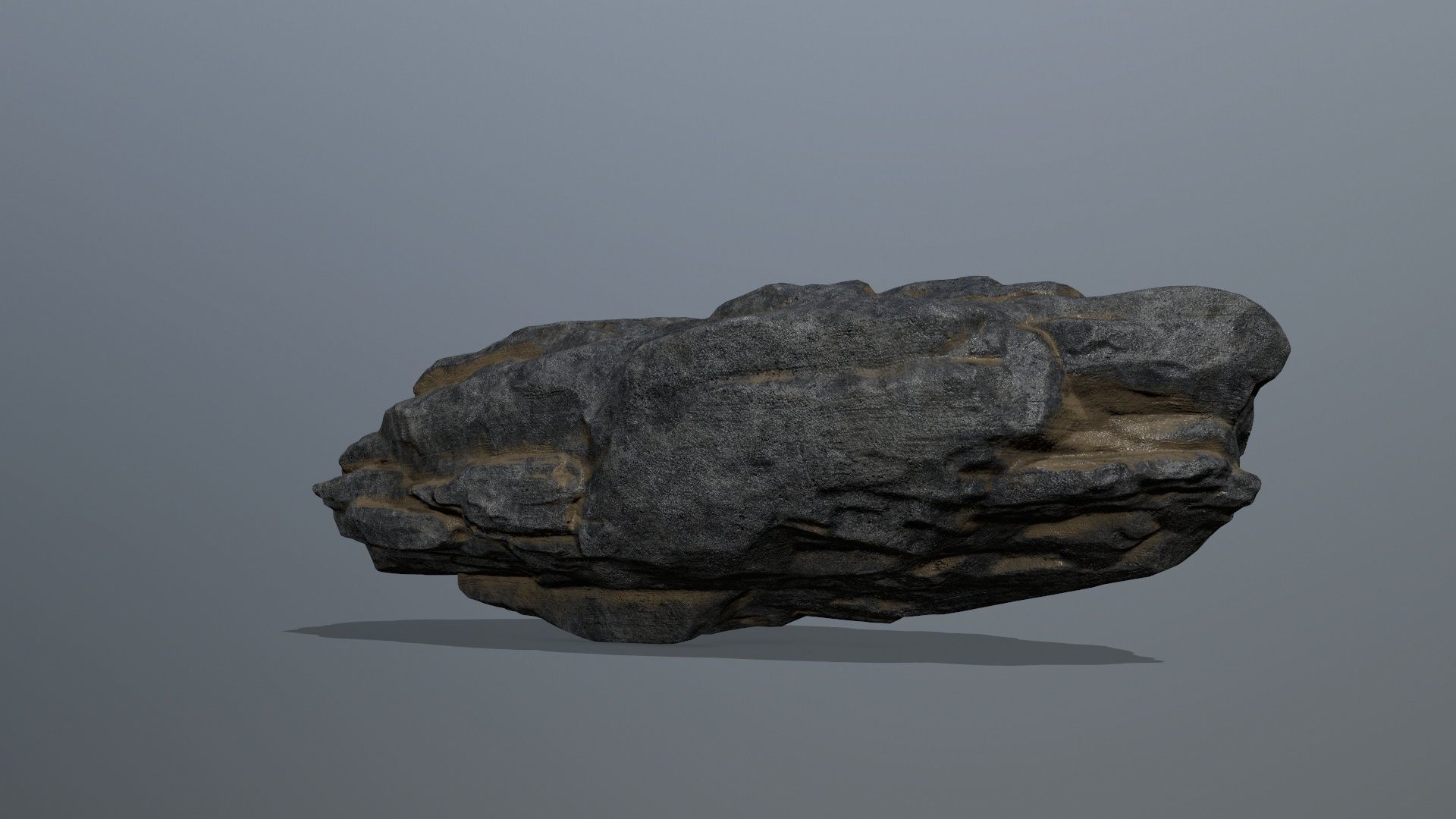 rocks rock arch with person Low-poly 3D model_13