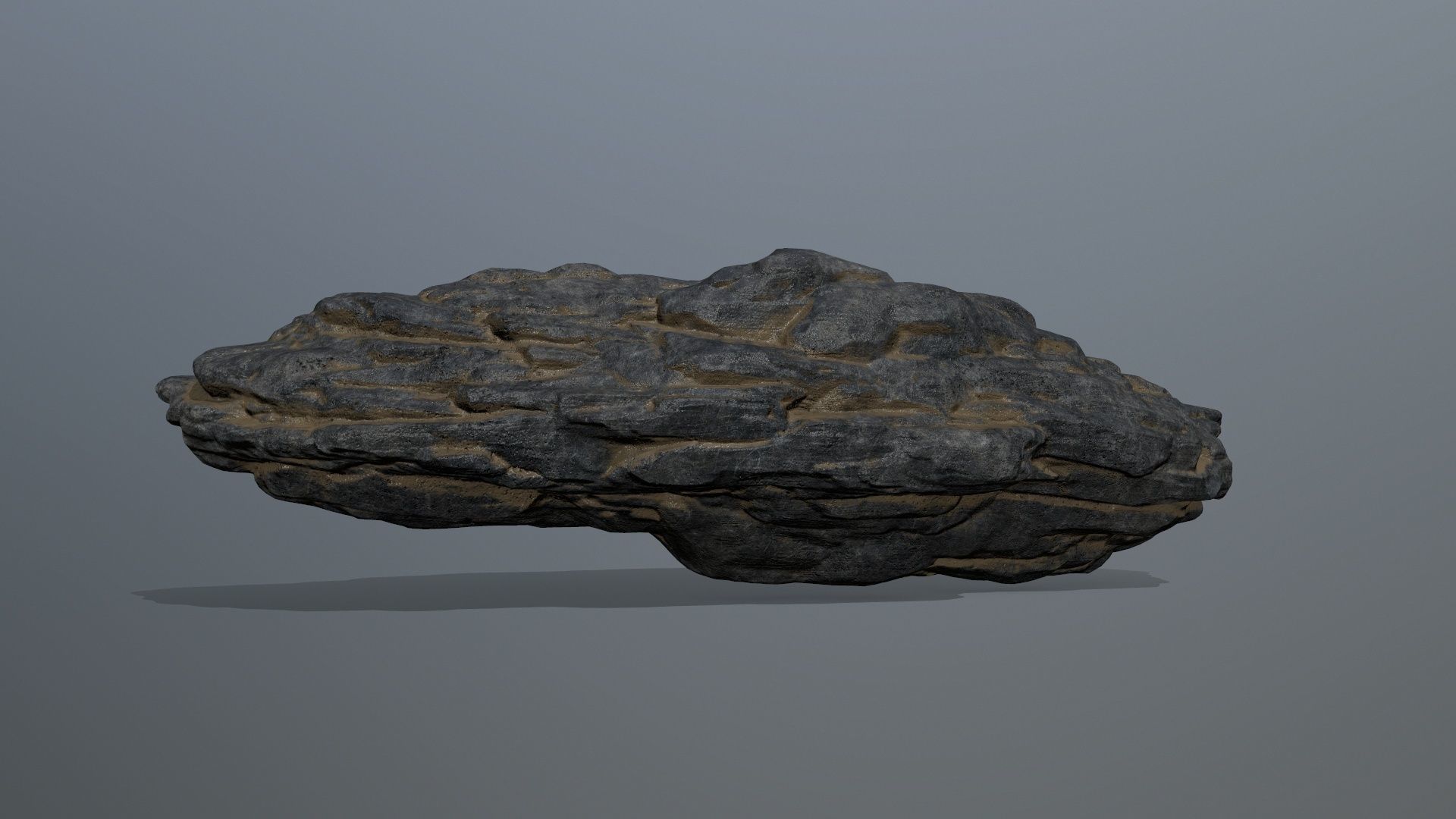 rocks rock arch with person Low-poly 3D model_19