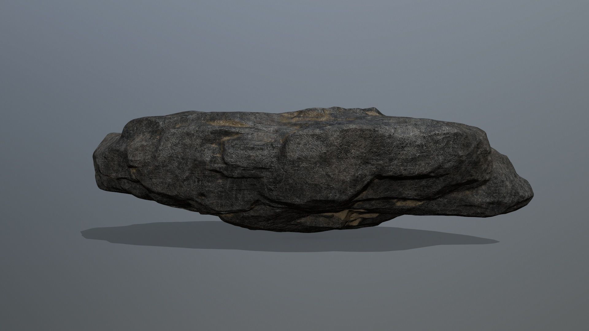 rocks rock arch with person Low-poly 3D model_23