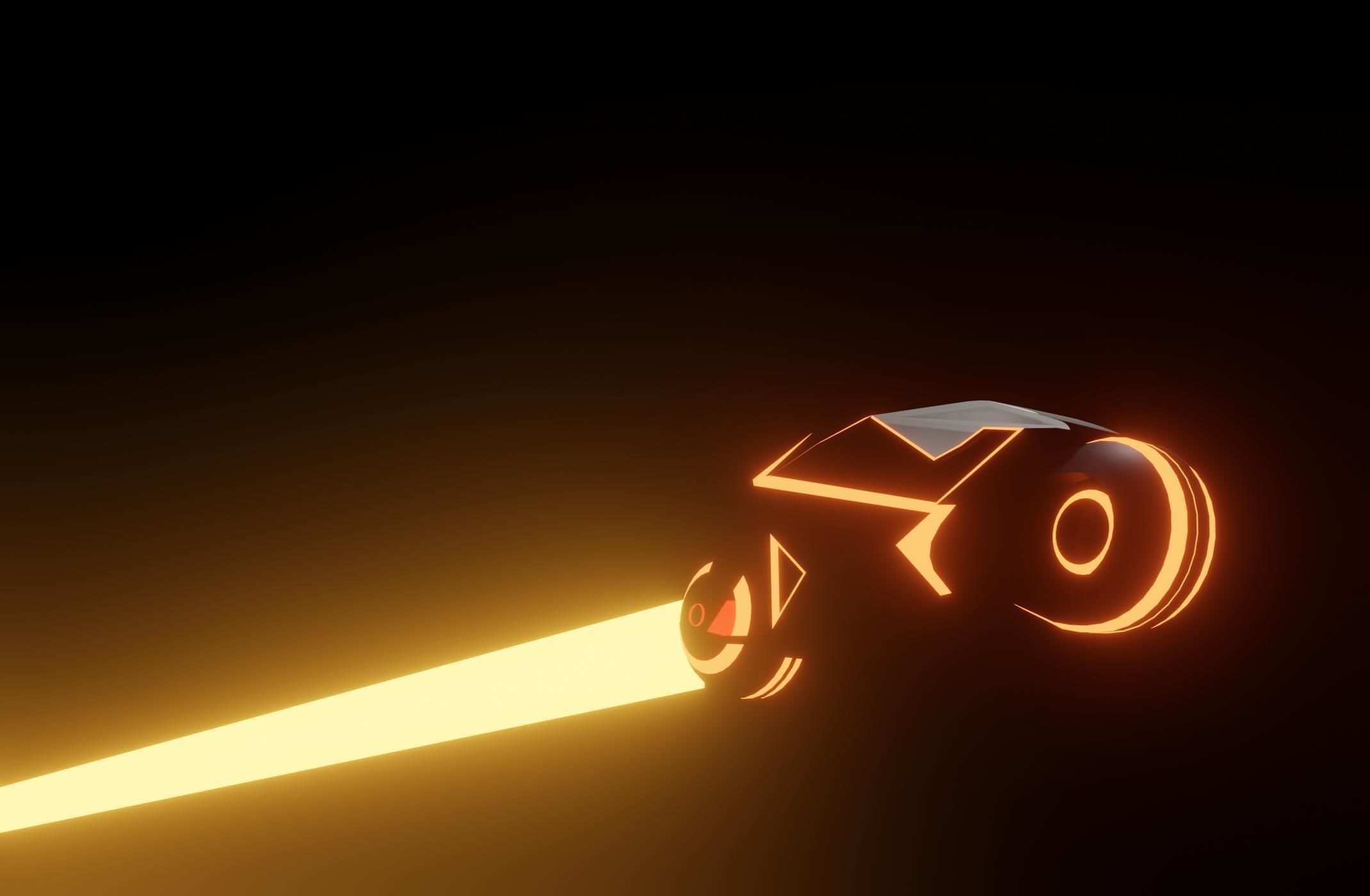 TRON BIKE Free 3D model_7