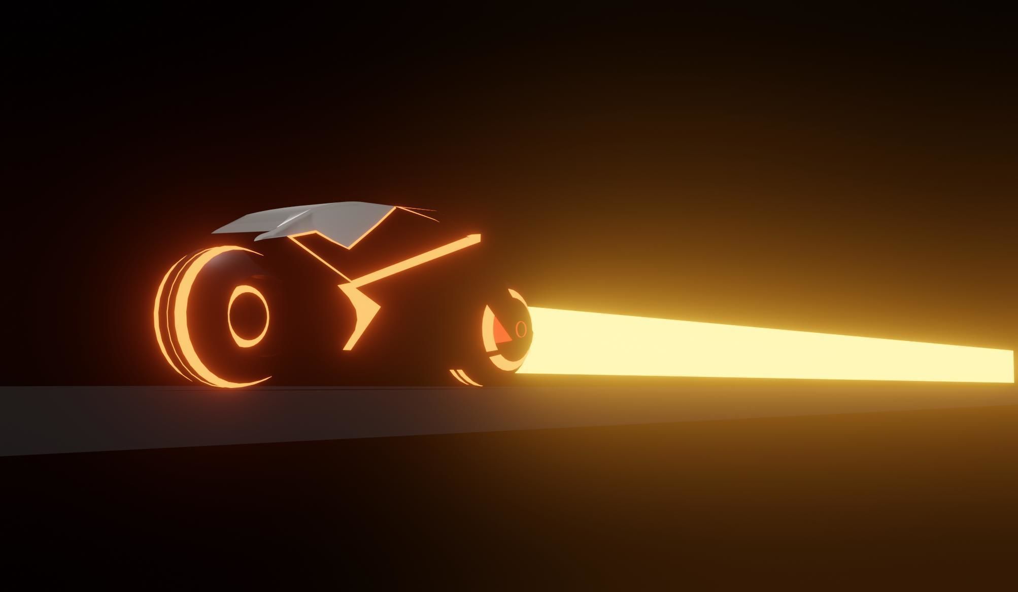 TRON BIKE Free 3D model_5