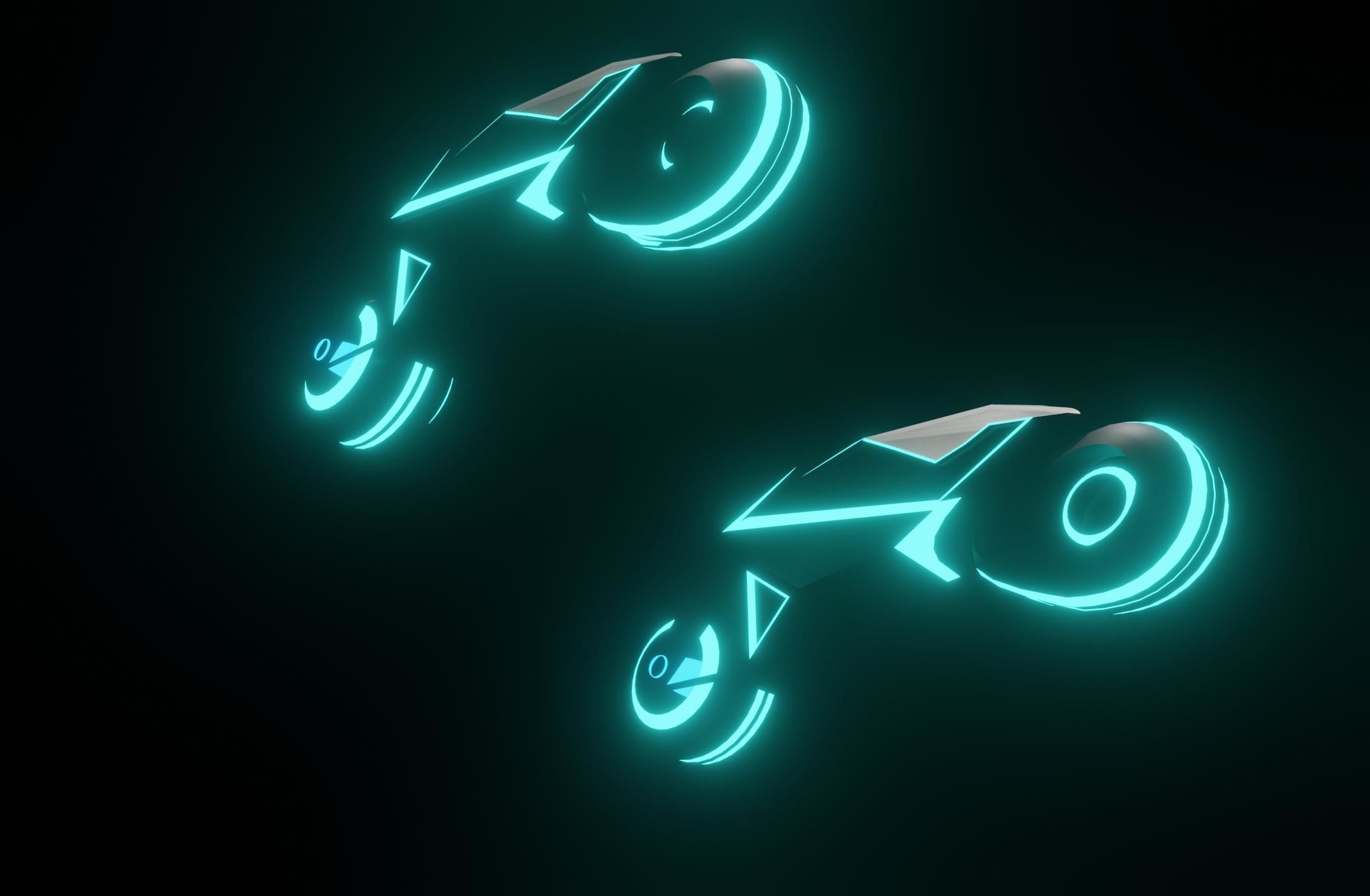 TRON BIKE Free 3D model_3