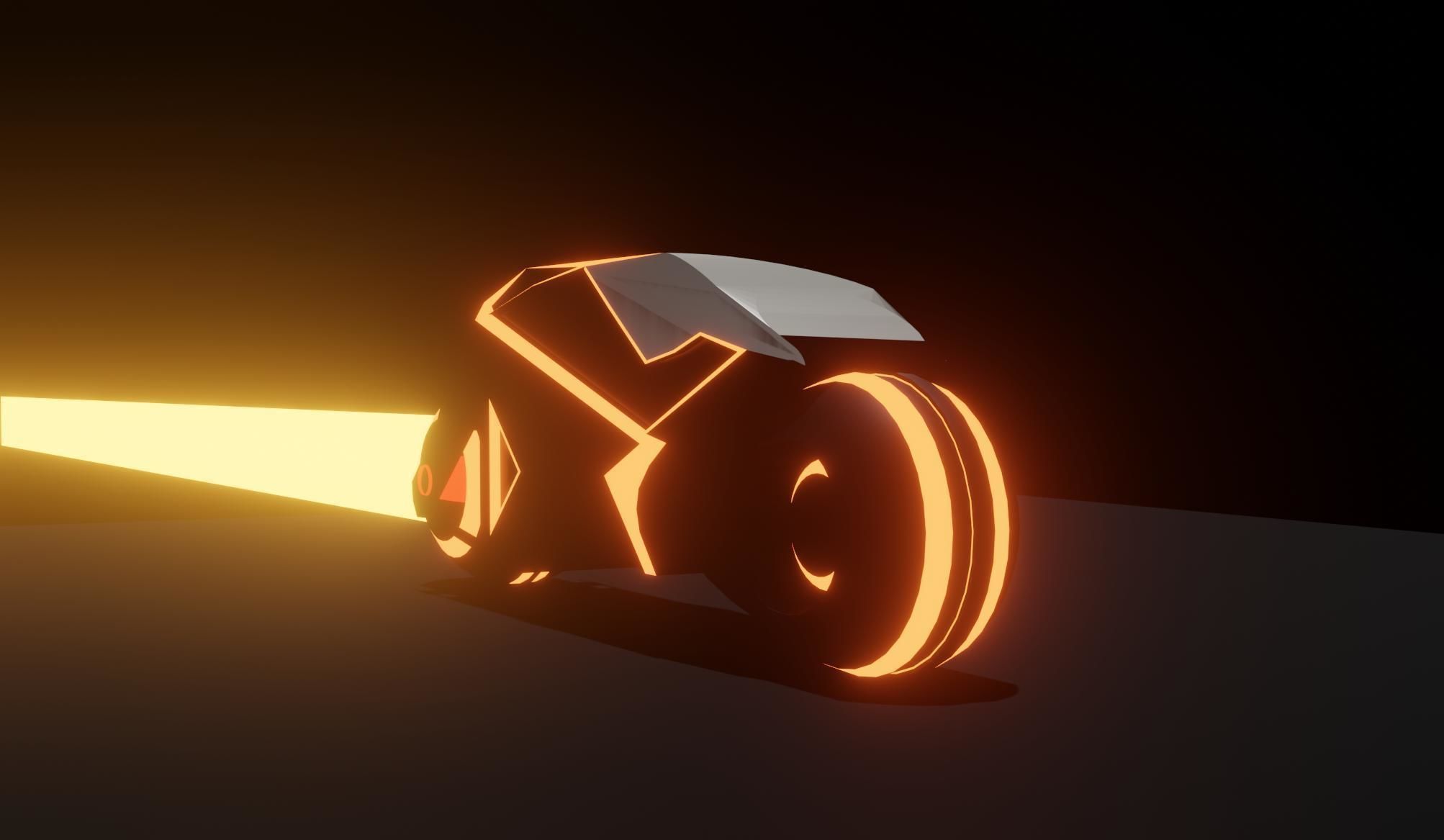 TRON BIKE Free 3D model_2