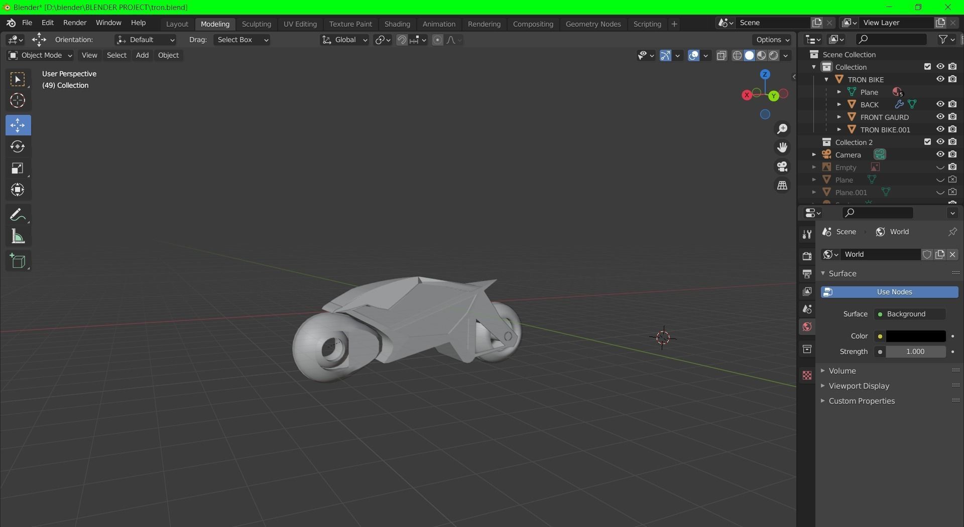 TRON BIKE Free 3D model_4
