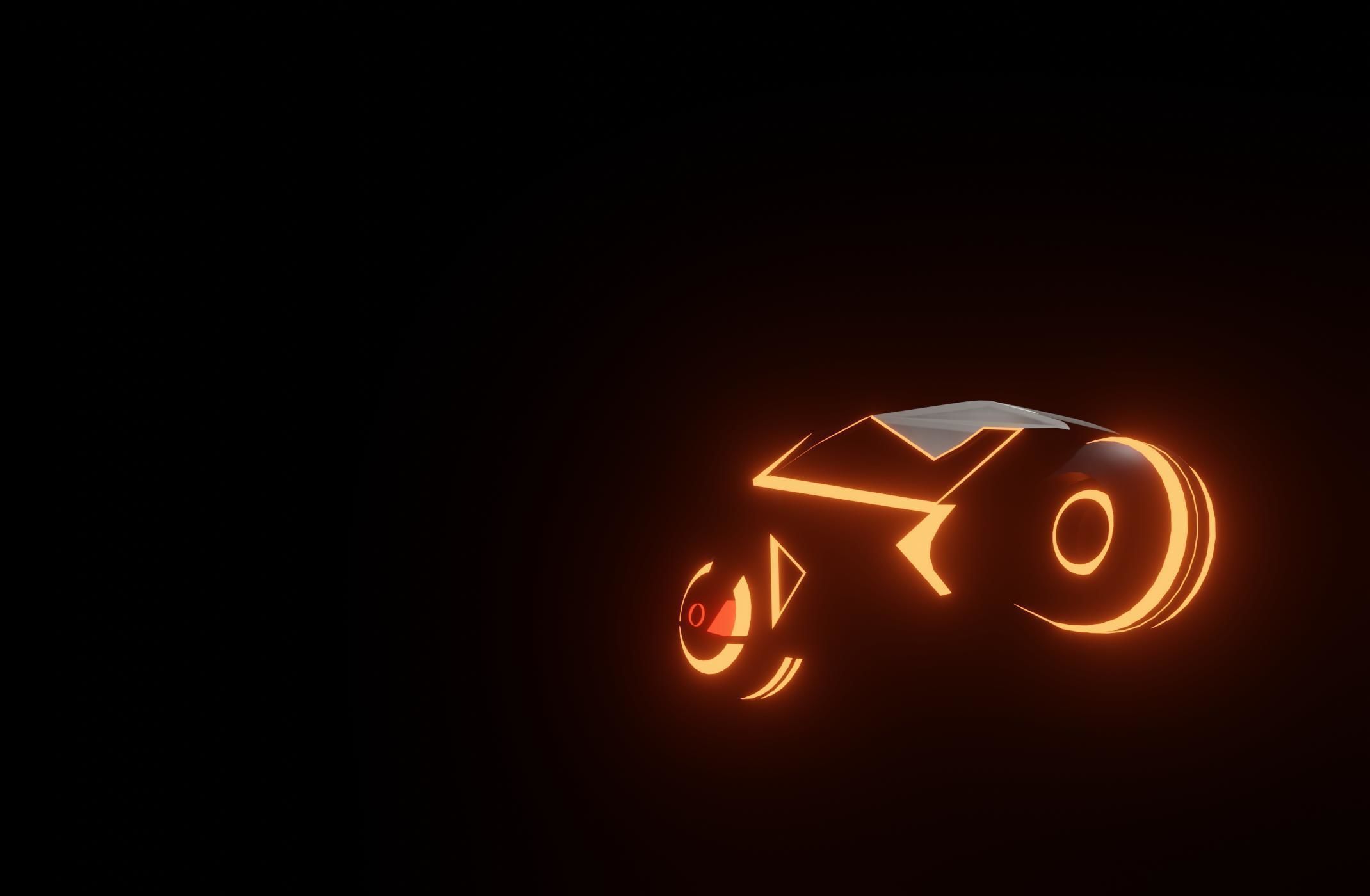 TRON BIKE Free 3D model_8