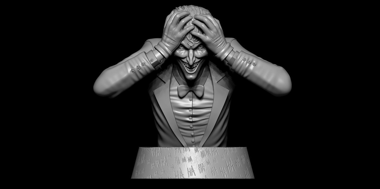 Fanart Joker - Killing Joke - Bust 3D print model_1
